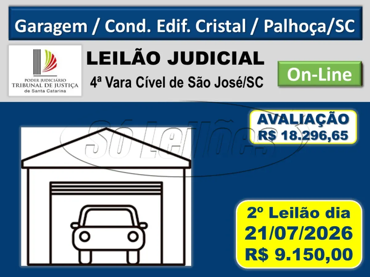 LOTE 001 - Garagem condominio