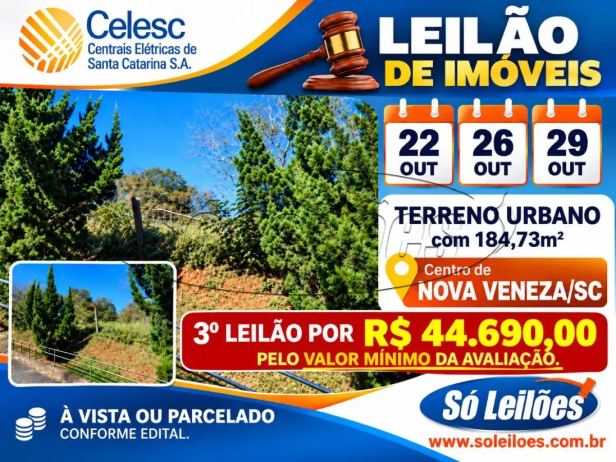 LOTE 006 - TERRENO URBANO NOVA VENEZA/SC