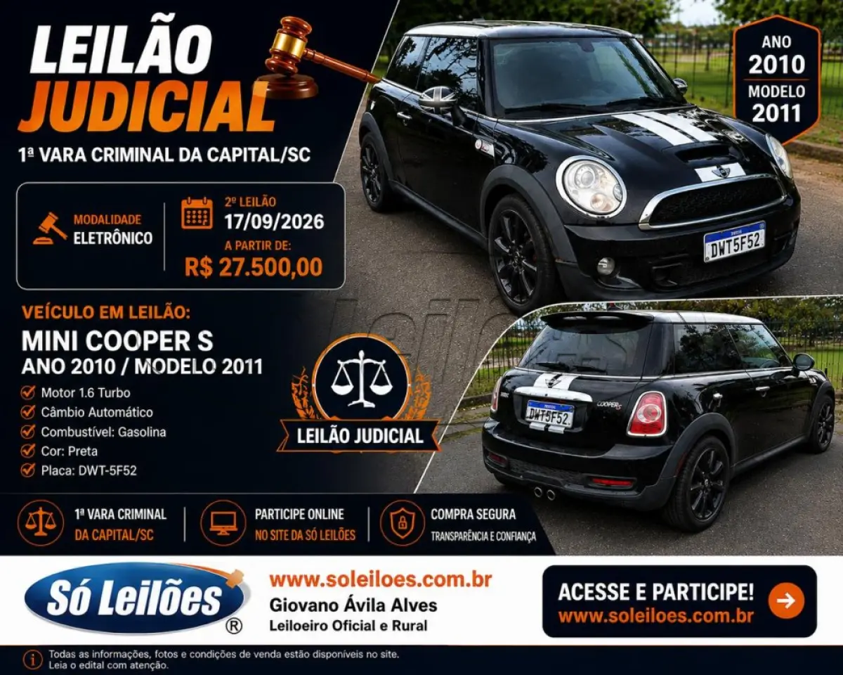 LOTE 001 - MINI COOPER