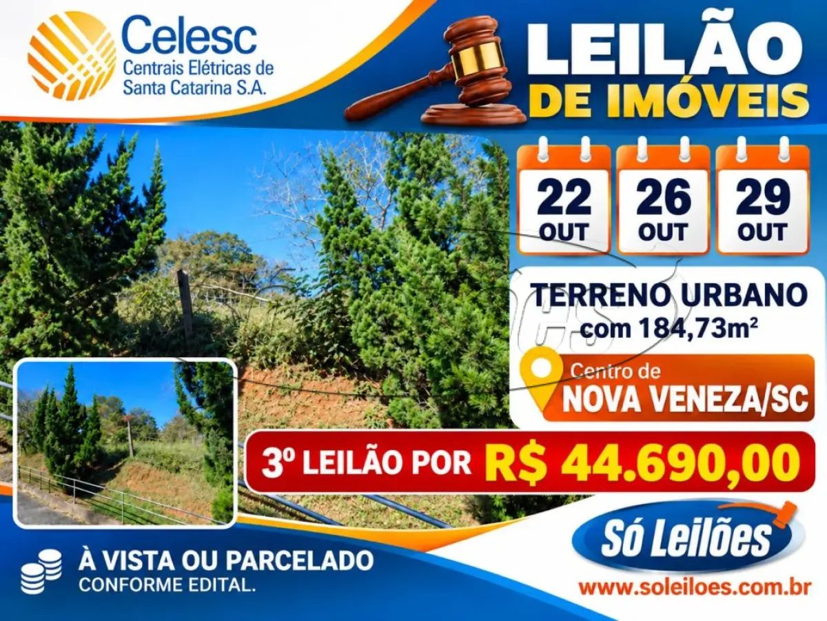 LOTE 006 - TERRENO URBANO NOVA VENEZA/SC