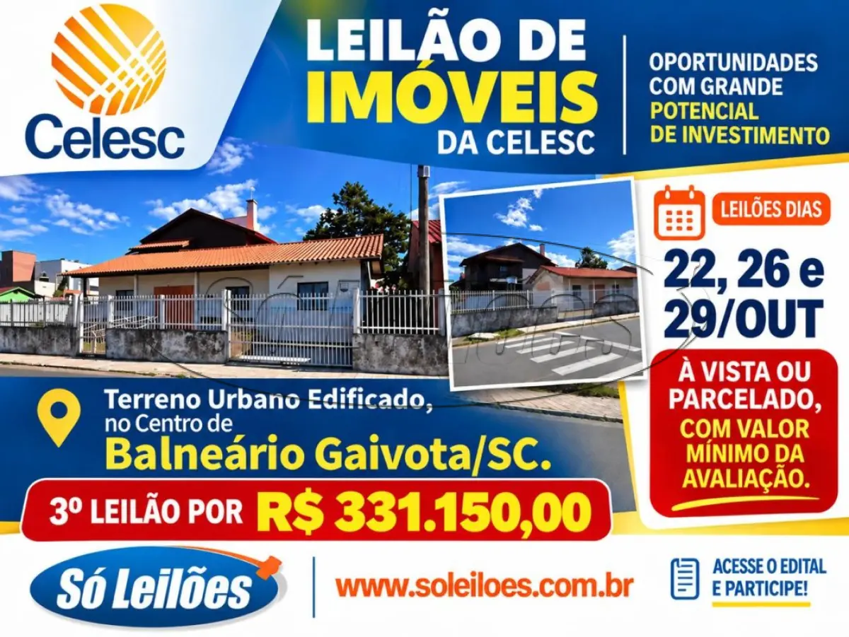 LOTE 001 - TERRENO URBANO EM BALNEÁRIO GAIVOTA/SC
