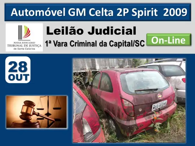 GM / CELTA 2P SPITIT, ano/modelo 2008/2009.