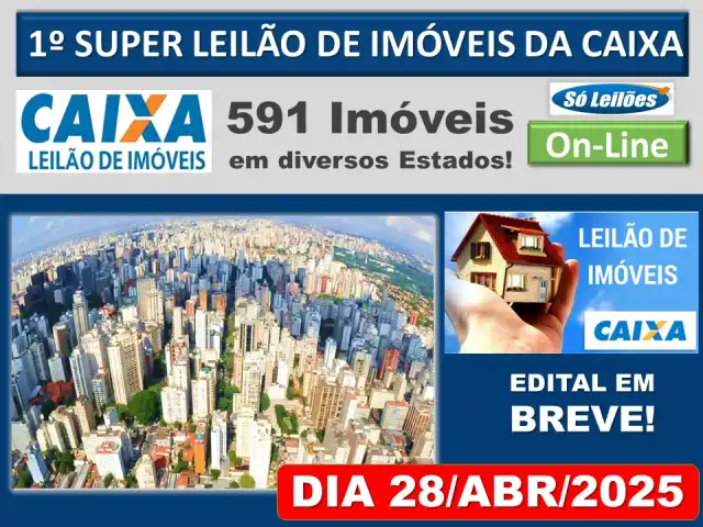 1º Grande Leilão de Imóveis da Caixa (Diversos Estados * Lei 9.514/97)