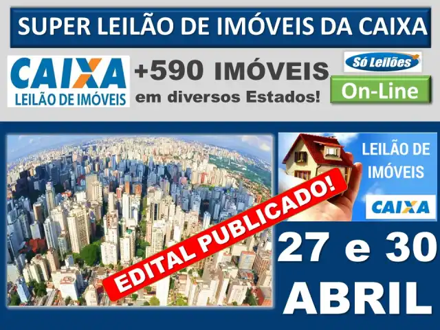 1º GRANDE LEILÃO NACIONAL DE IMÓVEIS DA CAIXA
