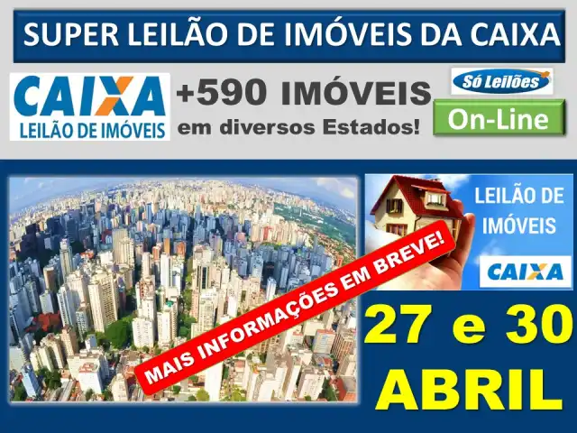 GRANDE LEILÃO NACIONAL DE IMÓVEIS DA CAIXA