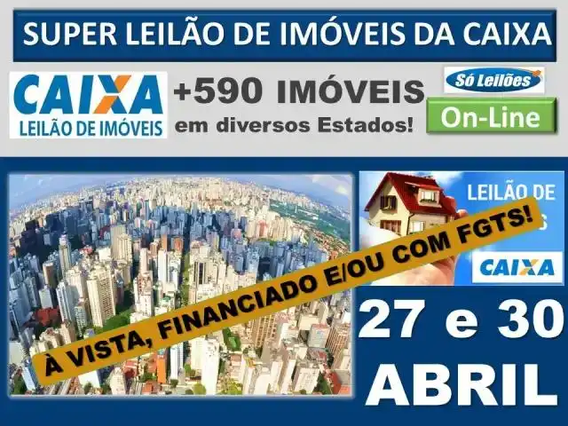 1º GRANDE LEILÃO NACIONAL DE IMÓVEIS DA CAIXA
