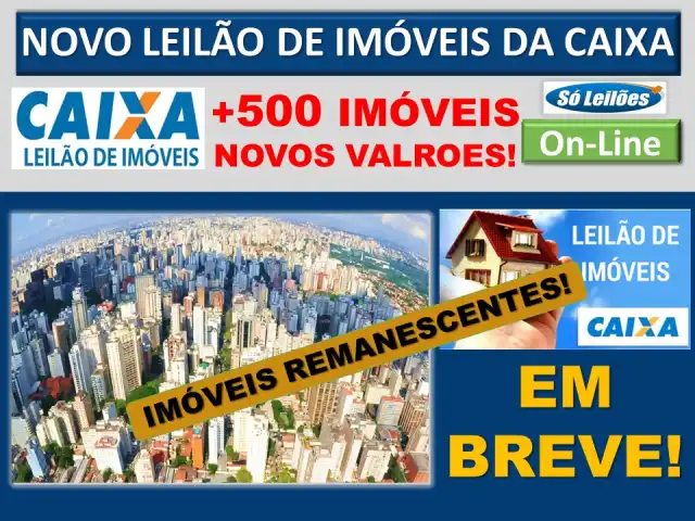 NOVO LEILÃO NACIONAL DE IMÓVEIS DA CEF