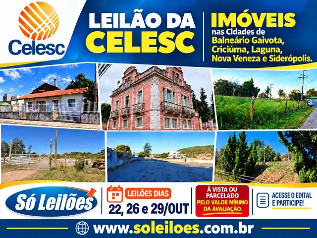 LEILÃO DE IMÓVEIS DA CELESC S.A.