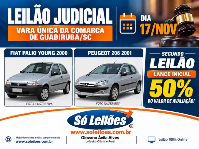 Leilão da Vara Única de Guabiruba