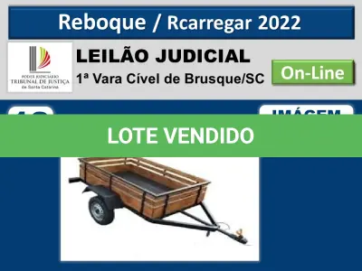LOTE 001 - Reboque