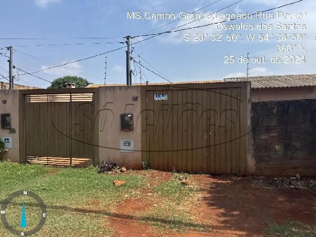 LOTE 163 - MS/CAMPO GRANDE/CASA