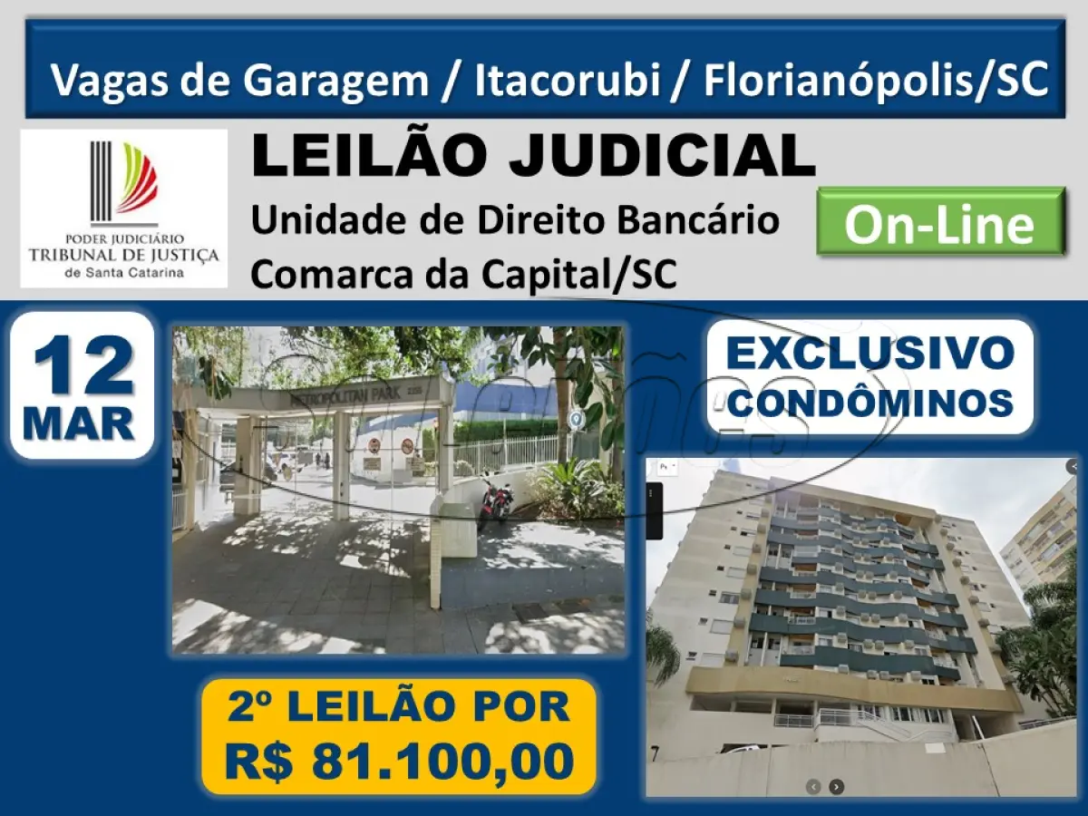 LOTE 001 - Vaga de Garagem