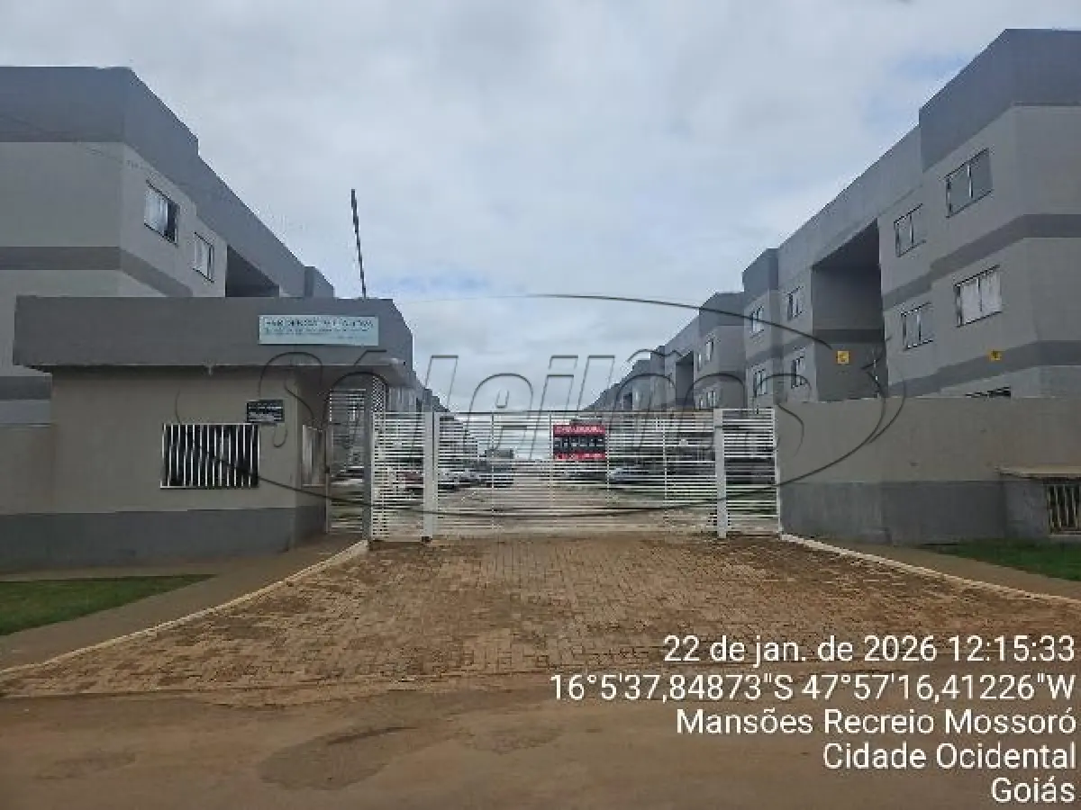 LOTE 044 - GO / CIDADE OCIDENTAL / APARTAMENTO