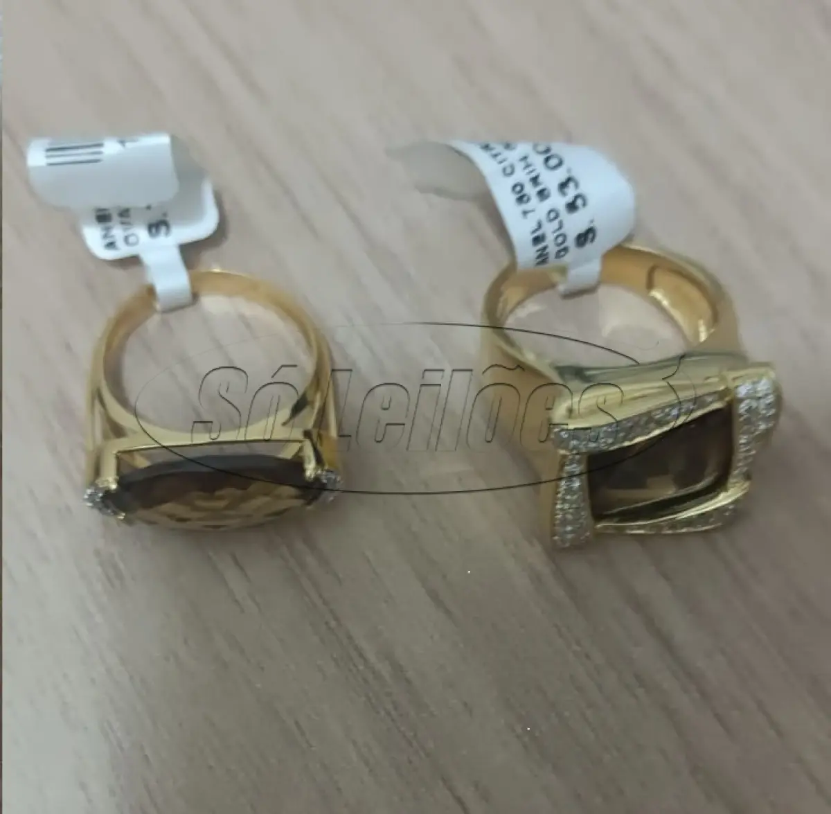LOTE 001 - Aneis de ouro