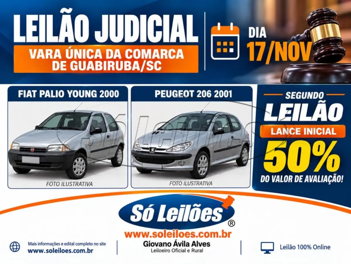 LOTE 001 - automóveis
