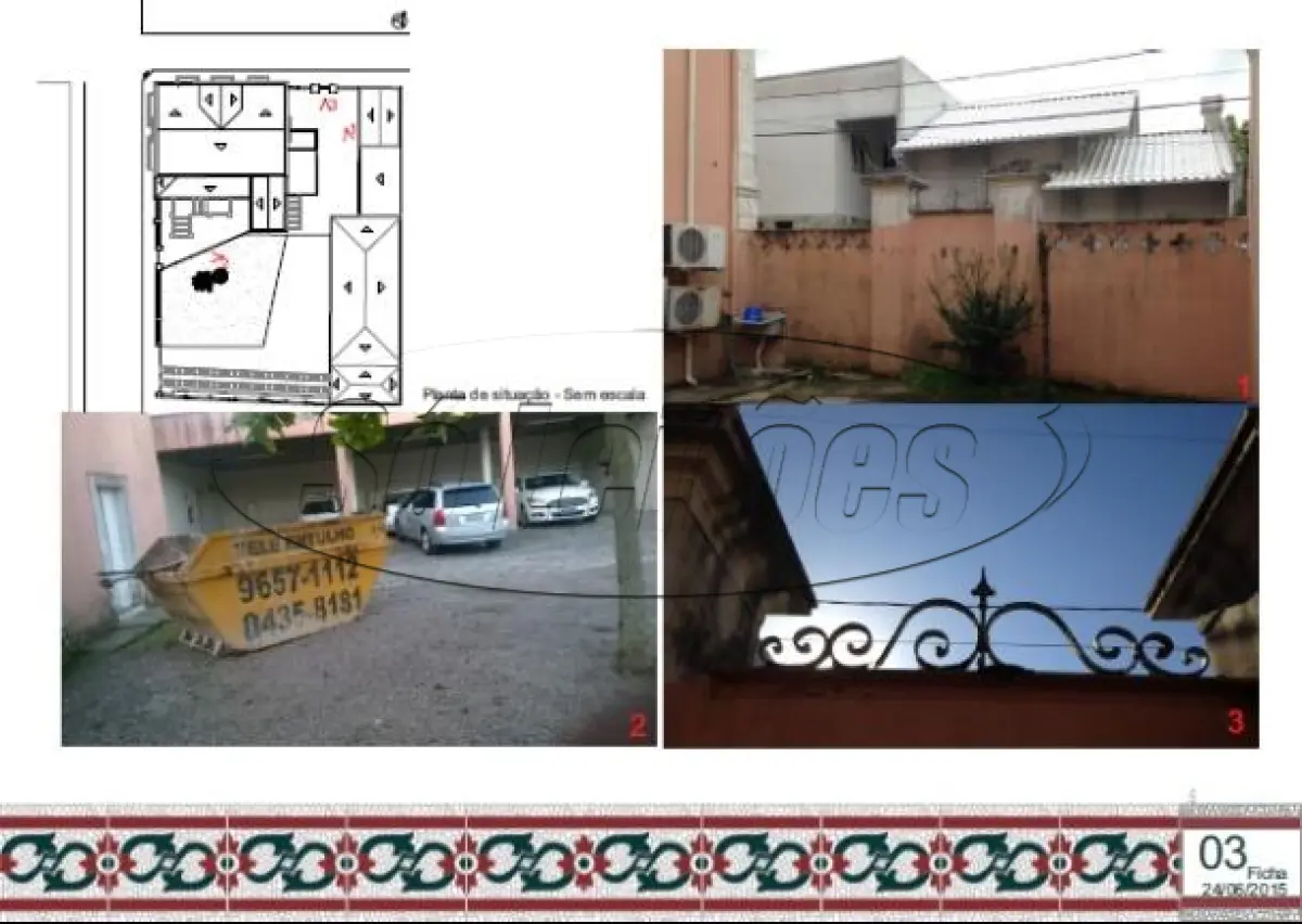 LOTE 003 - TERRENO EDIFICADO EM LAGUNA/SC (CASARÃO)