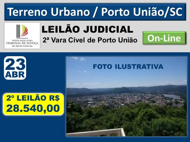 TERRENO URBANO EM PORTO UNIÃO/SC