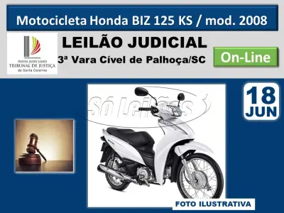 LOTE 001 - Motocicleta
