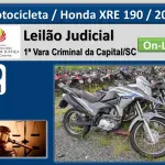 LOTE 001 - Motocicleta