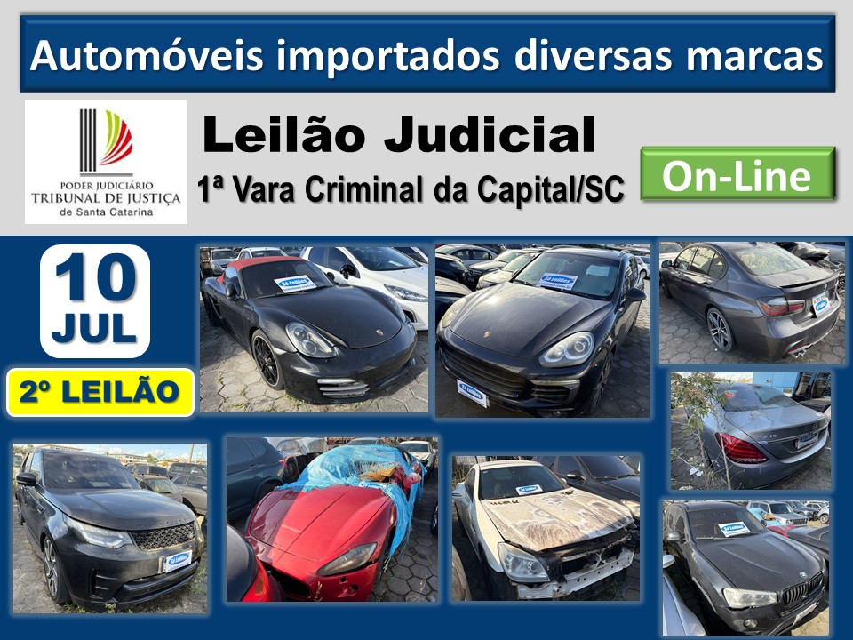 Automóveis Importados (BMW, LAND ROVER, MASERATI, MERCEDES BENZ  E PORSCHE).