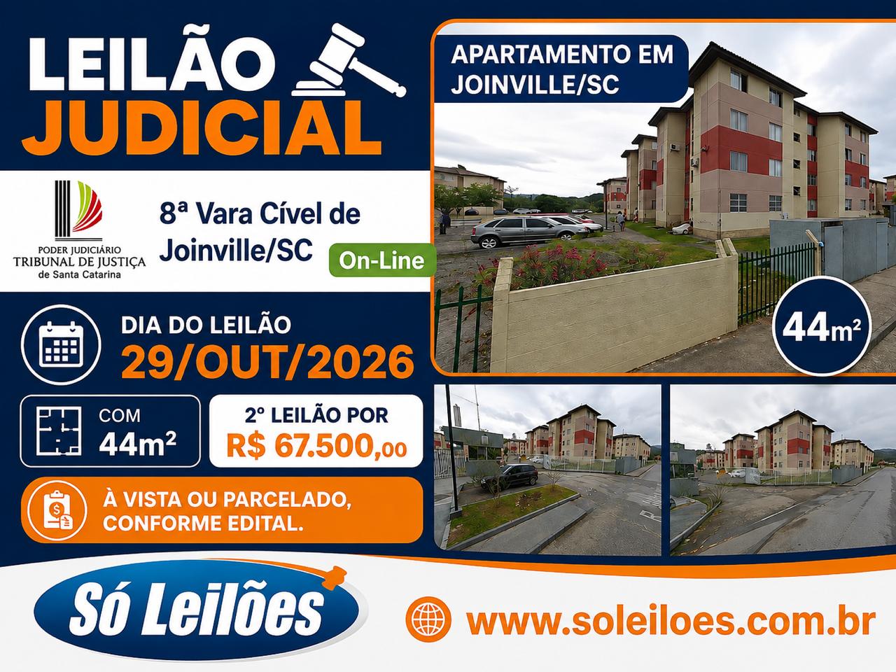 Apartamento no Bairro Itinga, Joinville/SC