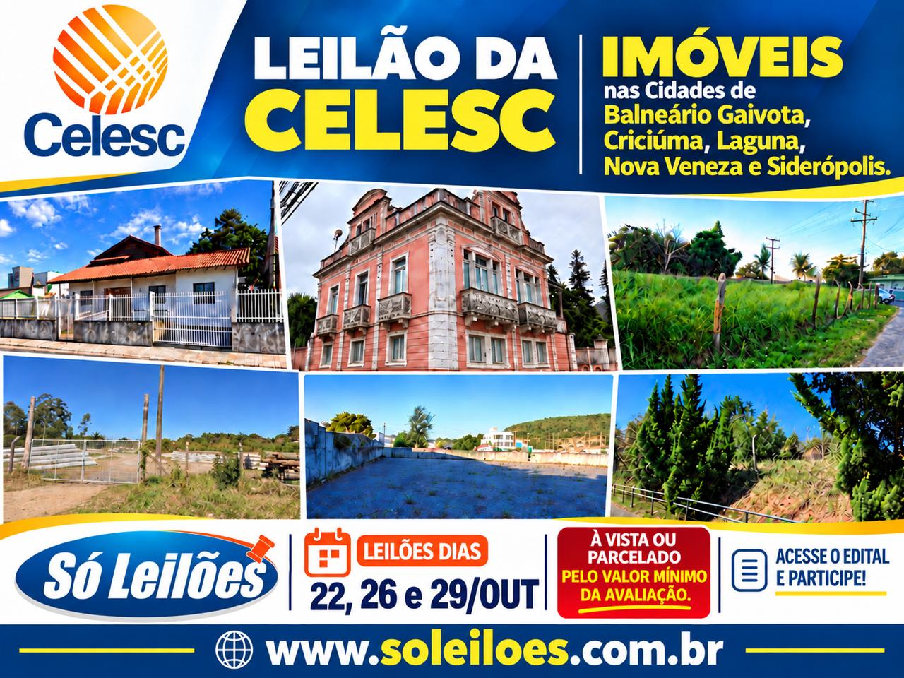 LEILÃO DE IMÓVEIS DA CELESC S.A.